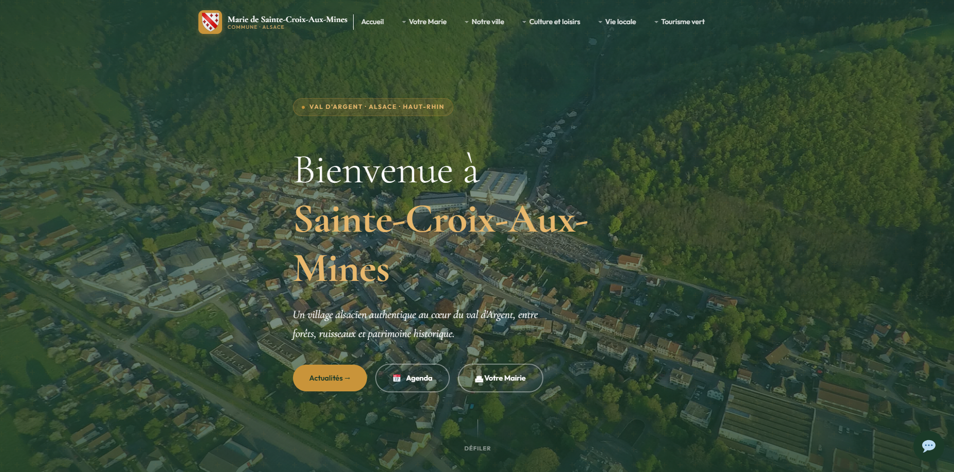 Site institutionnel de mairie